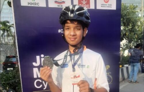 Mst.Aditya Dalvi Bagged Silver Medal in Cyclathon 2022-2023