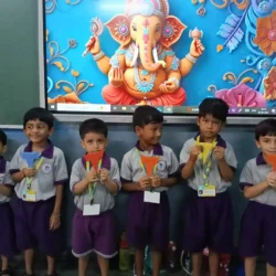 Ganpati making activity 2025-2026 (Pre-Primary section)